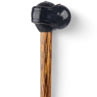 Глюкофон - музыкальный инструмент, цветок черный, 11 лепестков, 18 х 18 х 11 см