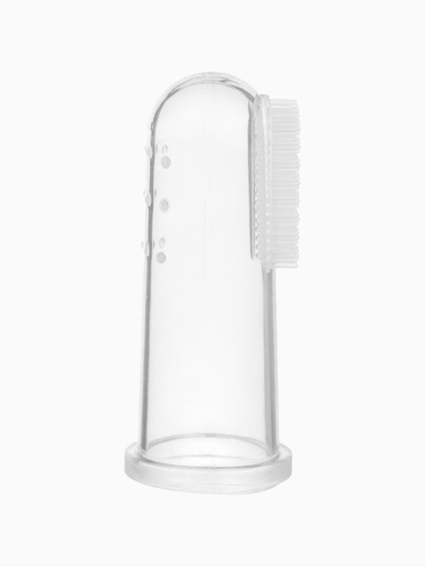 Прорезыватель - массажер детский в контейнере, 3 в 1, на палец, силиконовый от 3 мес.