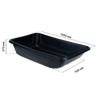 Сани рыбацкие YUGANA "С-7" 1200 х 700 х 270 мм с люверсами Сани рыбацкие YUGANA "С-7" 1200 х 700 х 270 мм с люверсами