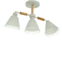 Люстра "Вудли" 3хЕ27 40Вт белый 60х16х29 см