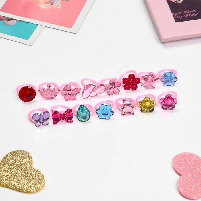 Кольцо детское &laquo;Выбражулька&raquo; малышам, форма МИКС, цвет МИКС, безразмерное