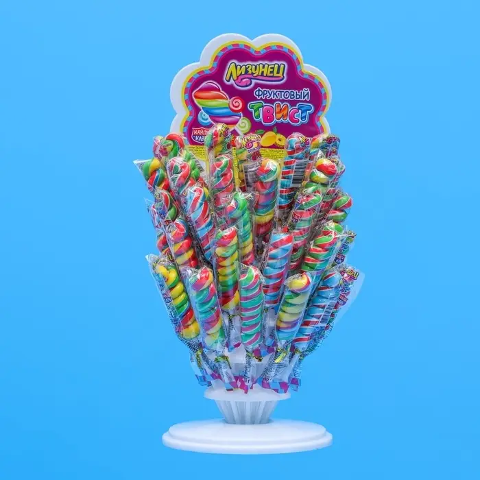 Карамель на палочке "Лизунец: Фруктовый твист", 15 г