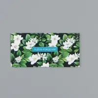 Конверт для денег &laquo;С днём рождения&raquo;, белые цветы, 16,5 х 8 см