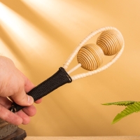 Сувенирный музыкальный инструмент &laquo;Маракас двойной&raquo;, 27&times;8&times;5 см, ротанг