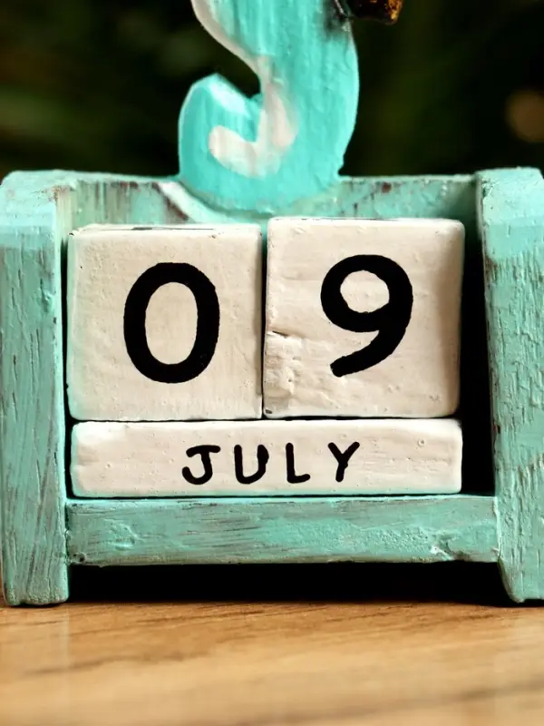 Календарь настольный &laquo;Морской конек&raquo;, 7&times;4&times;10 см, дерево, бирюзовый