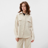 Блузка женская MINAKU: Velvet collection цвет молочный, р-р 50 Блузка женская MINAKU: Velvet collection цвет молочный, р-р 50