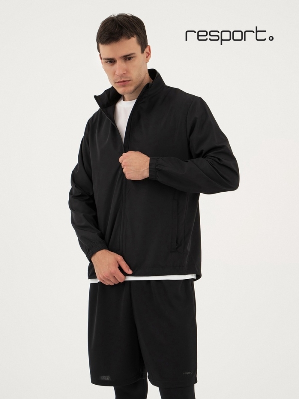 Ветровка мужская Resport, р. 46, цвет чёрный, спортивная
