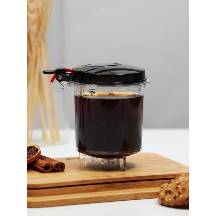 Чайник заварочный стеклянный Дорого внимание &laquo;Цветы&raquo;, 900 мл