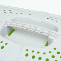 Переноска для животных пластиковая 47 х 30 х 35 см, вес до 9 кг, зелёная