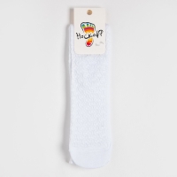 Гольфы детские, цвет белый, размер 14-16