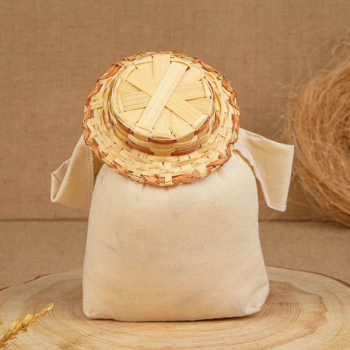 Оберег-домовой Оберег-домовой "Андрейка с самоваром и подковой" 20х16х13 см МИКС