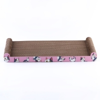 Когтеточка из картона с кошачьей мятой &laquo;Котик&raquo;, 45 см х 20 см х 4,5 см