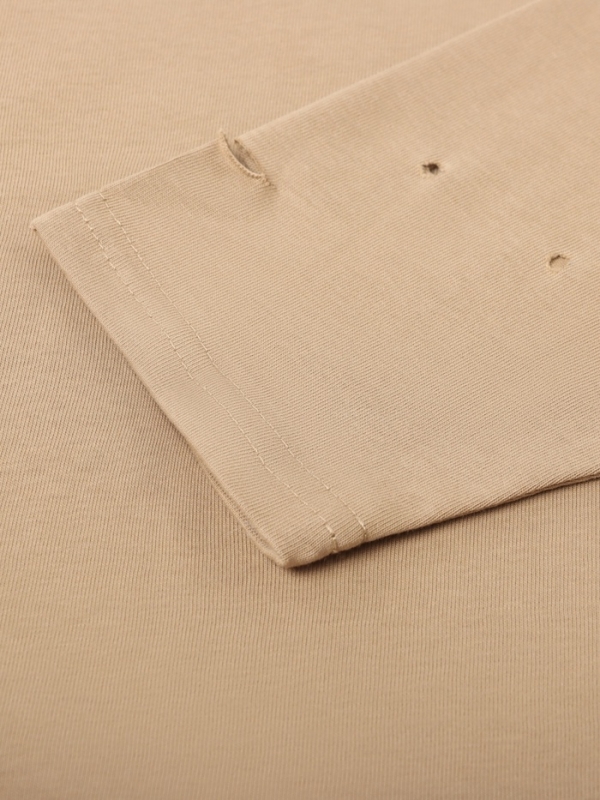 Футболка с длин. рукавом женский MINAKU: One Most Brand, цвет коричневый, ONESIZE