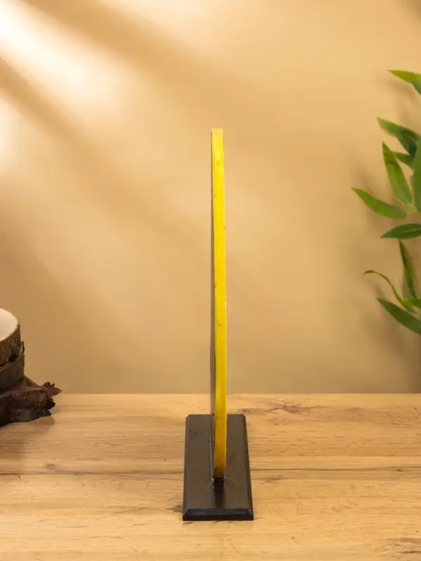 Сувенир "Яйцо" МДФ 25х6х30 см,  цв. жёлтый