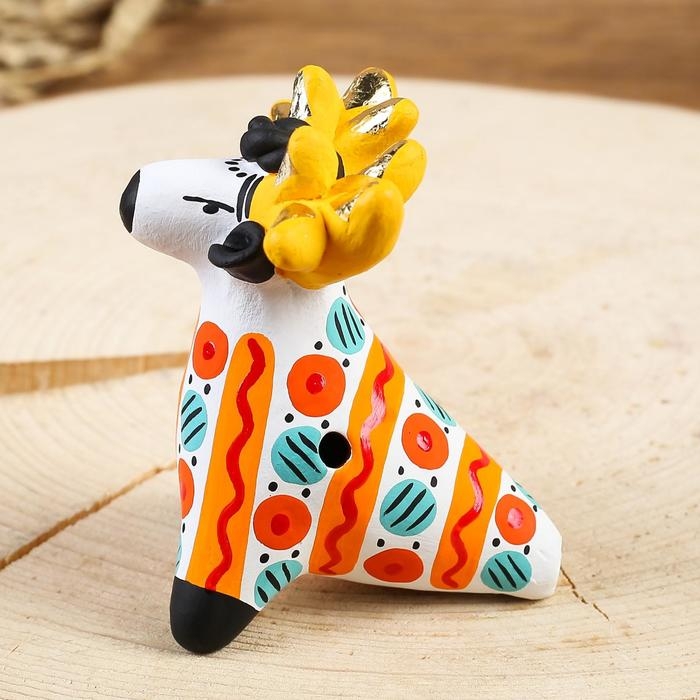 Дымковская игрушка &laquo;Свистулька Лошадка&raquo; 8&times;9&times;4 см, микс