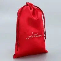 Мешочек подарочный атласный &laquo;Люблю от всего сердца&raquo;, 16 х 24 см +/- 1.5 см