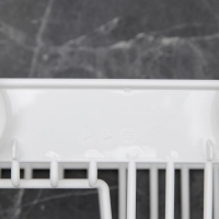 Держатель подвесной на присосках Helper, 23,6&times;12,5&times;7,9 см, пластик, цвет белый