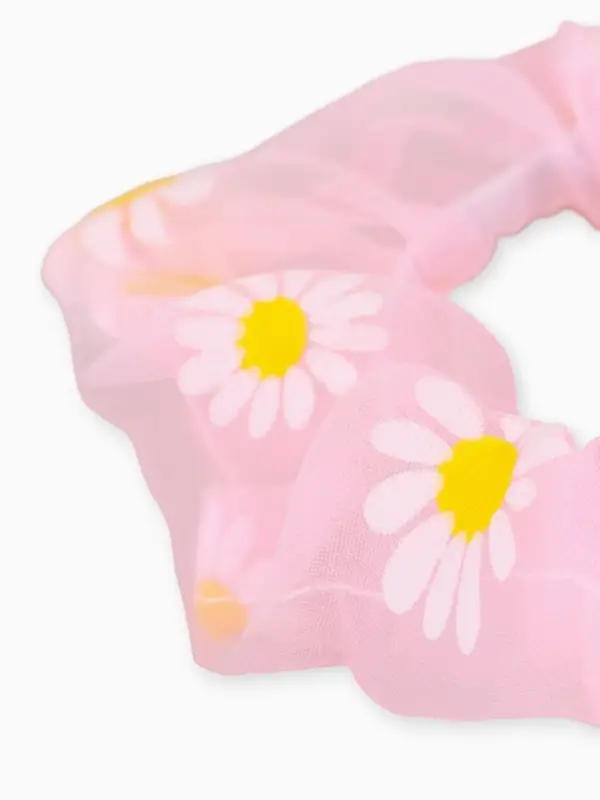 Резинка для волос &laquo;Ромашка&raquo; розовая, Коты аристократы