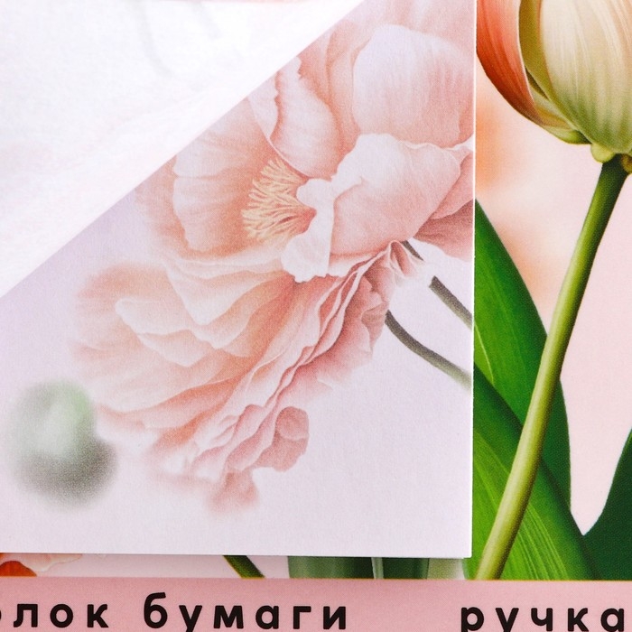 Набор ручка шариковая и блок бумаги 30 л &laquo;С 8 марта&raquo;