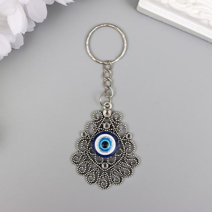 Брелок металл глазки Брелок металл глазки "Ажурный медальон" 4,5х3,7 см