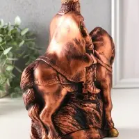 Фигура гипс &laquo;Всадник на лошади с мечом&raquo;, 25&times;19&times;11 см