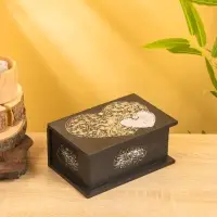 Шкатулка "Сердца" 18х12х8 см, МДФ