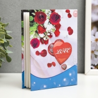 Фотоальбом на 96 фото 10х15 см "Сердца, любовь" МИКС 16,5х12,5х5 см Фотоальбом на 96 фото 10х15 см "Сердца, любовь" МИКС 16,5х12,5х5 см