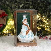 Елочное украшение "Снегурочка с косами" 17,50 см