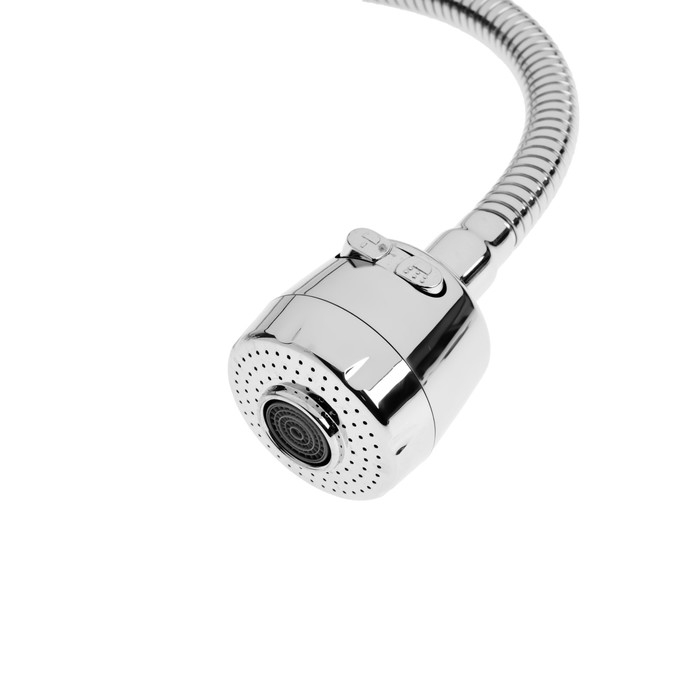 Cмеситель для кухни Accoona A4871, двухвентильный, гибкий излив, силумин, хром Cмеситель для кухни Accoona A4871, двухвентильный, гибкий излив, силумин, хром