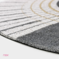 Коврик придверный грязезащитный Доляна &laquo;Ра&raquo;, 45&times;75 см, цвет серый