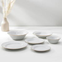 Сервиз столовый фарфоровый &laquo;Классик&raquo;, 37 предметов, 4 вида тарелок