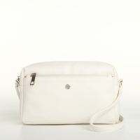 Сумка женская на молнии, цвет белый Сумка женская на молнии, цвет белый