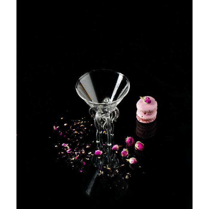 Бокал для мартини стеклянный Magistro &laquo;Медуза&raquo;, 180 мл, 9&times;12,5 см