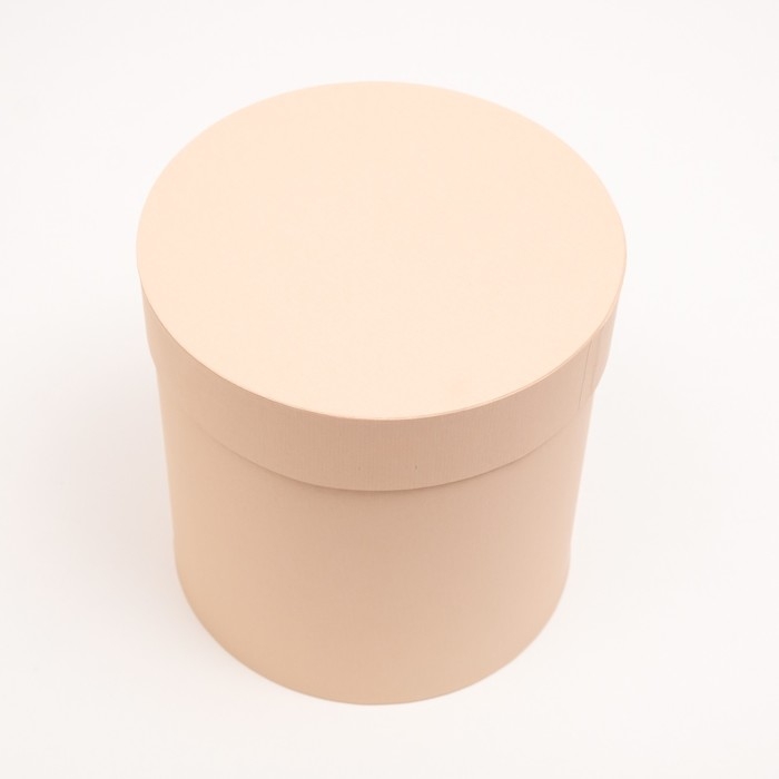 Набор круглых коробок 5 в 1 "Краски", кремовый, 25 х 25 х 25 - 19 х 19 х 19 см