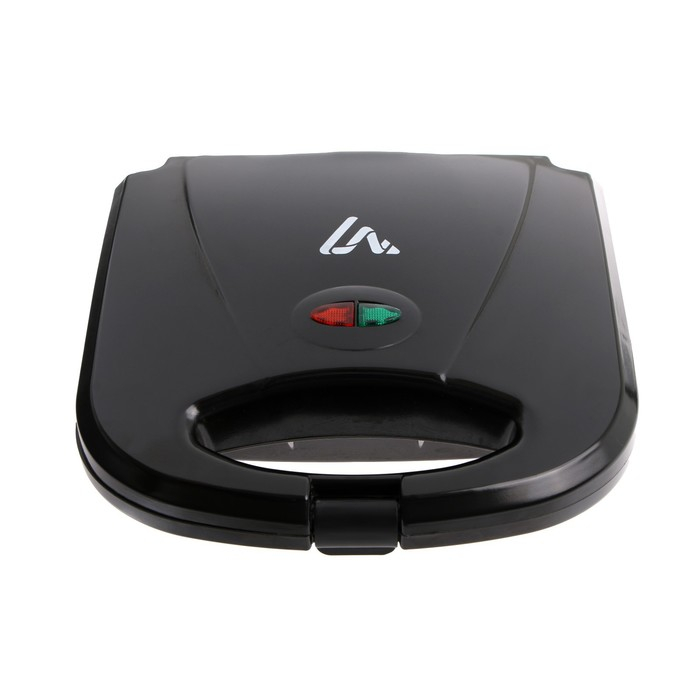 Электровафельница Luazon LT-08, 750 Вт, орешки, антипригарное покрытие, черная Электровафельница Luazon LT-08, 750 Вт, орешки, антипригарное покрытие, черная