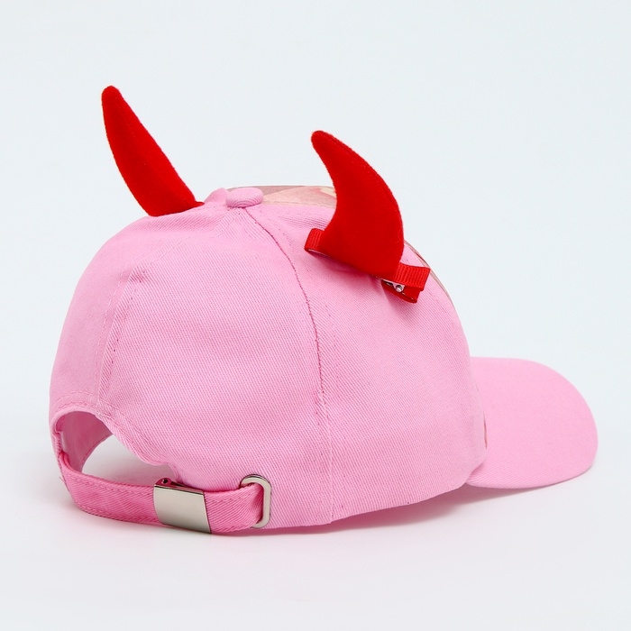 Кепка детская для девочки «Чертенок» аниме с заколками, р-р 52-54 5-7 лет Кепка детская для девочки «Чертенок» аниме с заколками, р-р 52-54 5-7 лет