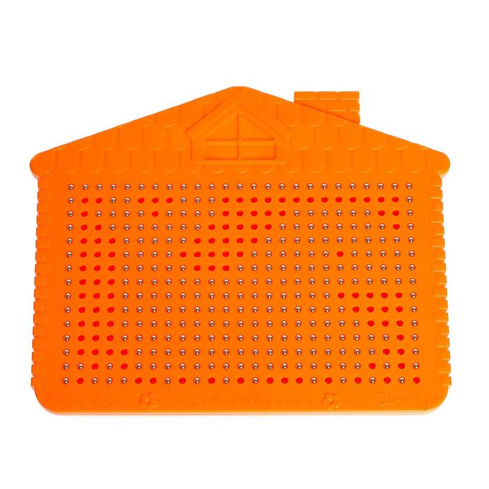 Планшет обучающий &laquo;Магнитное рисование&raquo;, цвет оранжевый, 375 отверстий