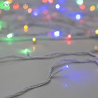 Гирлянда &laquo;Нить&raquo; 20 м, IP20, белая нить, 200 LED, свечение мульти, 8 режимов, 220 В