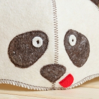 Шапка для бани с детской термопечатью "Панда", 5-7 лет Шапка для бани с детской термопечатью "Панда", 5-7 лет