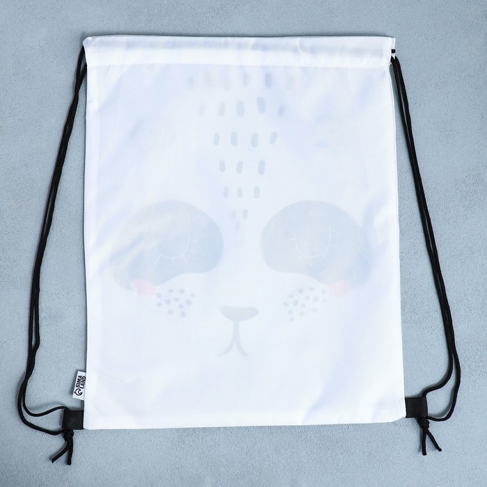 Мешок для обуви «Красотка панда» с дополнительными элементами, 30 х 40 см Мешок для обуви «Красотка панда» с дополнительными элементами, 30 х 40 см