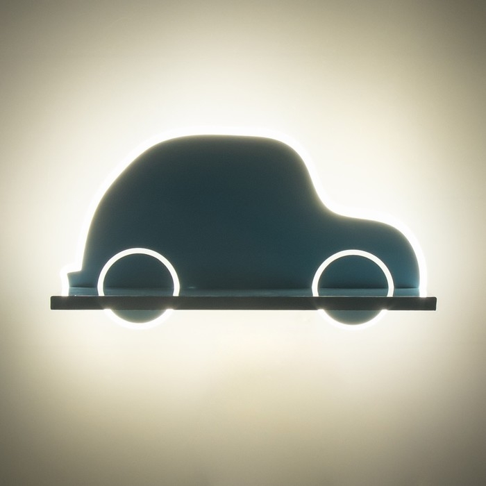 Бра Бра "Машинка" LED 24Вт синий 30х26 см