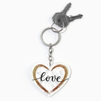 Брелок для ключей акриловый &laquo;Love&raquo;, 5,2 х 6 см