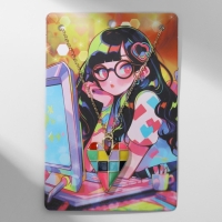 Кулон &laquo;Прелесть&raquo; сердце, цветной в золоте, 40 см