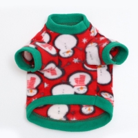 Толстовка для животных "Снеговик", размер XS, красная (ДС 21, ОШ 20, ОГ 30 см) Толстовка для животных "Снеговик", размер XS, красная (ДС 21, ОШ 20, ОГ 30 см)