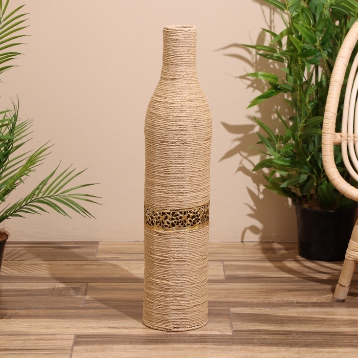 Ваза плетёная, напольная 14х14х70 см Ваза плетёная, напольная 14х14х70 см