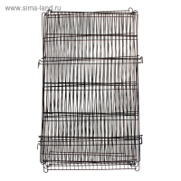 Вольер 6 секций, 64 х 64 см, чёрный