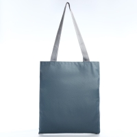 Шопер NAZAMOK, однотонный, 35х0.5х40 см, отд без молнии, без подклада, серый Шопер NAZAMOK, однотонный, 35х0.5х40 см, отд без молнии, без подклада, серый