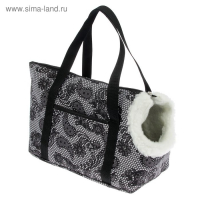 Сумка - переноска для животных, зимняя, оксфорд, 40 х 19 х 26 см, микс цветов Сумка - переноска для животных, зимняя, оксфорд, 40 х 19 х 26 см, микс цветов