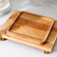 Доска разделочная Adelica, с выдвижным лотком, пропитано минеральным маслом, 30×24 см, лоток 22×22 см, берёза Доска разделочная Adelica, с выдвижным лотком, пропитано минеральным маслом, 30×24 см, лоток 22×22 см, берёза