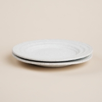 Набор тарелок керамических SL Home &laquo;Арена Бланка&raquo;, d=20 см, цвет белый